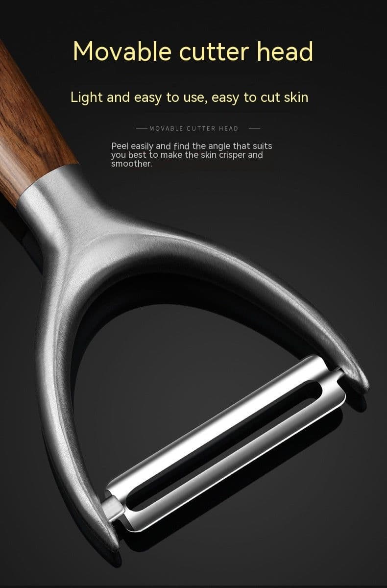 image-Household Minimalist 304 Stainless Steel Rosewood Peeler