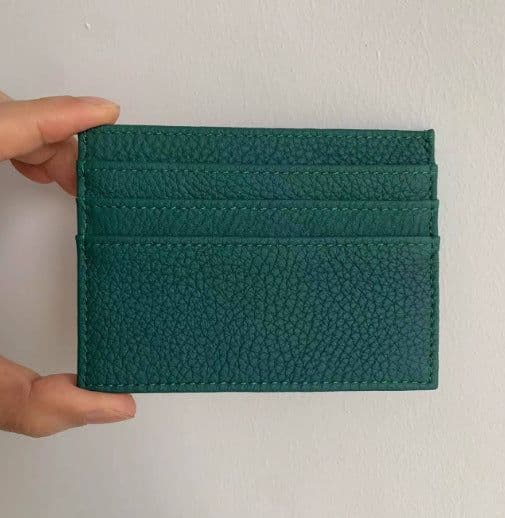 image-Ultra-Thin Large Capacity Multi Card Holder First Layer Cowhide Card Holder
