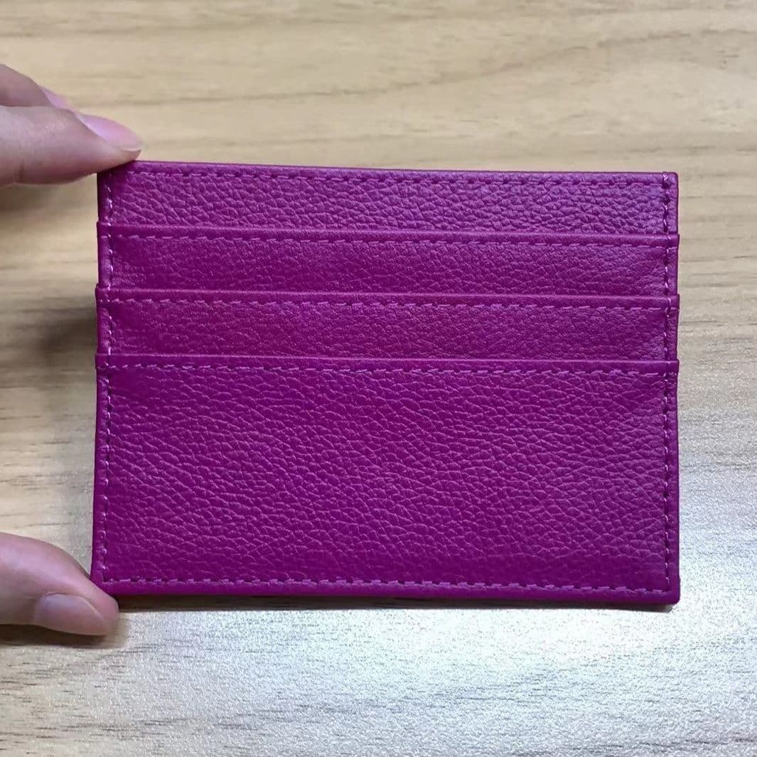image-Ultra-Thin Large Capacity Multi Card Holder First Layer Cowhide Card Holder