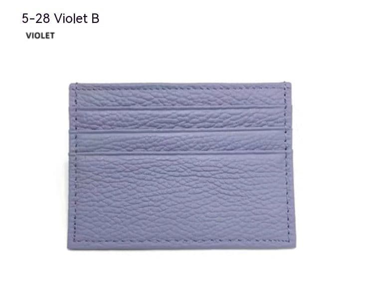 image-Ultra-Thin Large Capacity Multi Card Holder First Layer Cowhide Card Holder