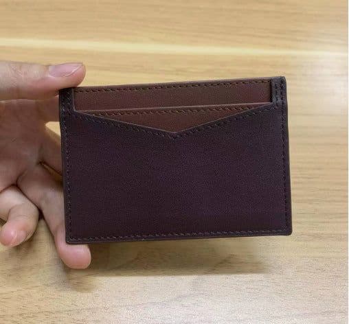 image-Ultra-Thin Large Capacity Multi Card Holder First Layer Cowhide Card Holder