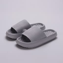 image-Summer EVA Slippers Solid Color Rhombus Stripe Anti-slip Slippers New Women's Home Shoes