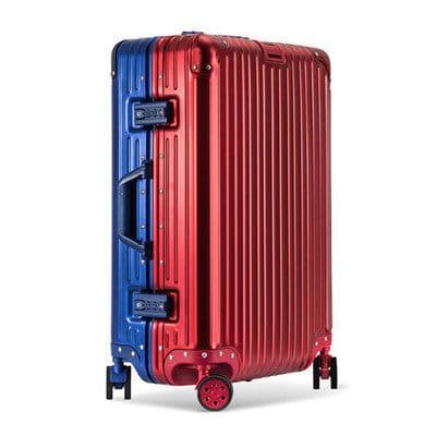 image-Aluminum Magnesium Alloy Luggage Large Capacity Trolley Case