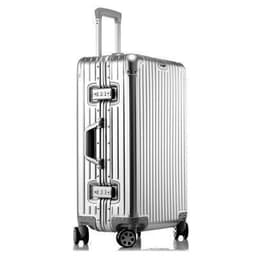 image-Aluminum Magnesium Alloy Luggage Large Capacity Trolley Case
