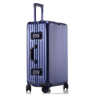 image-Aluminum Magnesium Alloy Luggage Large Capacity Trolley Case