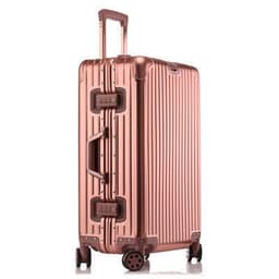 image-Aluminum Magnesium Alloy Luggage Large Capacity Trolley Case