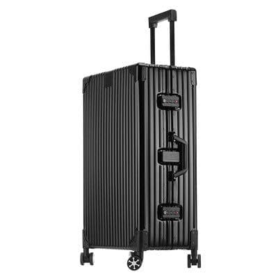 image-Aluminum Magnesium Alloy Luggage Large Capacity Trolley Case