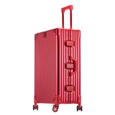 image-Aluminum Magnesium Alloy Luggage Large Capacity Trolley Case