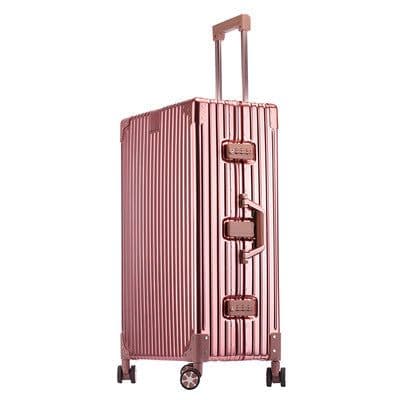image-Aluminum Magnesium Alloy Luggage Large Capacity Trolley Case