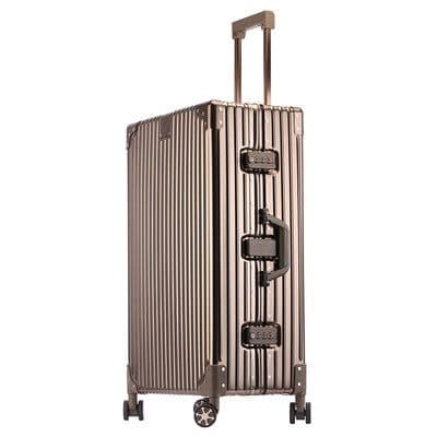 image-Aluminum Magnesium Alloy Luggage Large Capacity Trolley Case