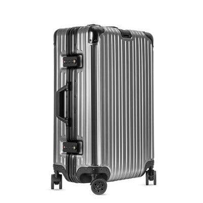 image-Aluminum Magnesium Alloy Luggage Large Capacity Trolley Case