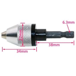 image-Electric Grinder Accessories Aluminum Alloy Chuck 03-60mm Clamping Range