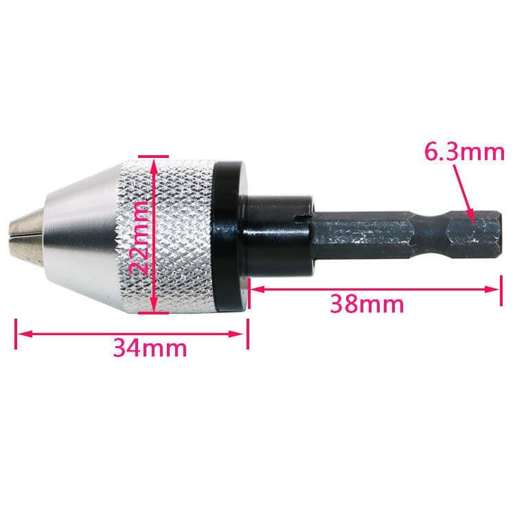 image-Electric Grinder Accessories Aluminum Alloy Chuck 03-60mm Clamping Range