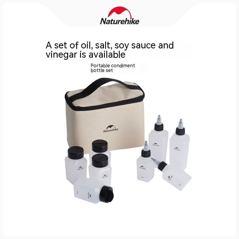 image-New Naturehike Outdoor Food Taste Portable Seasoning Bottle Suit Picnic Supplies Seasoning Jar