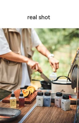 image-New Naturehike Outdoor Food Taste Portable Seasoning Bottle Suit Picnic Supplies Seasoning Jar
