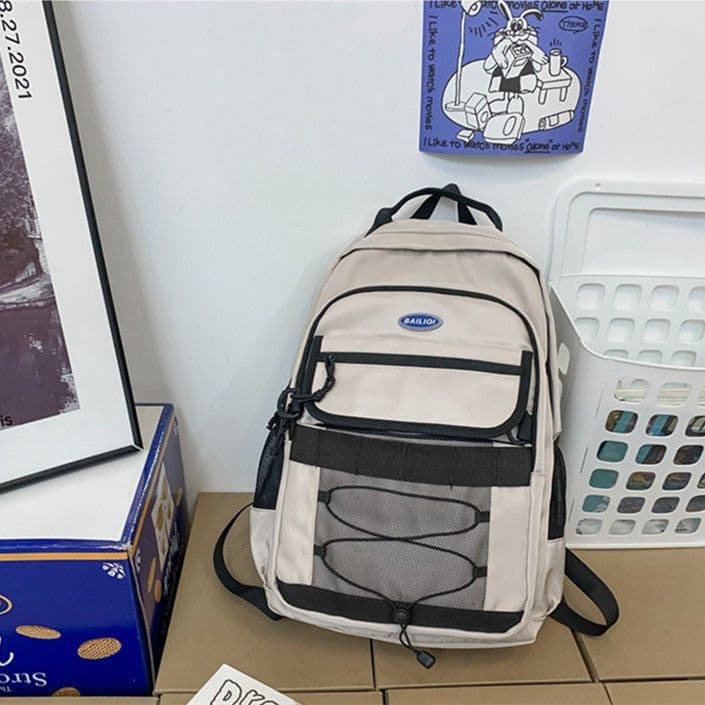 image-Simple Outdoor Leisure Travel Schoolbag