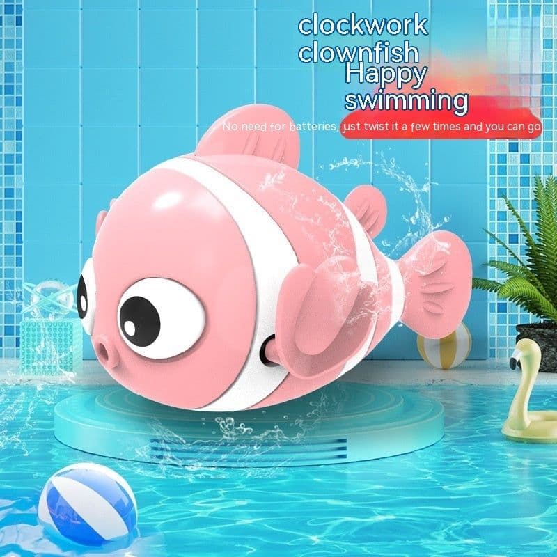 image-Baby Bath Toys Children Playing Water Small Yellow Duck Swimming Playing Water Little Duck Little Turtle
