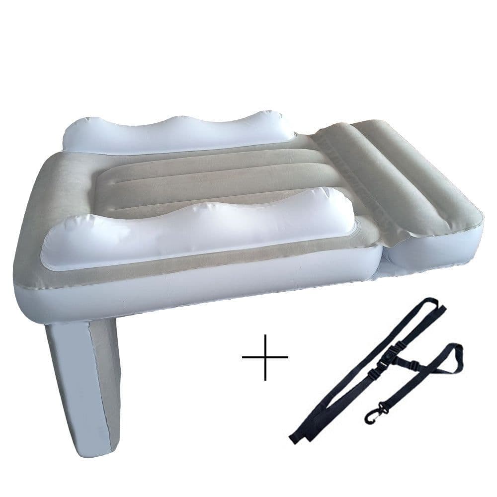image-Amazon Baby Inflatable Mattress Rear Folding Car Mat Outdoor Travel Thickened Flocking Air Cushion