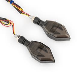 image-Motorcycle Arrow-shaped Light Guide Two-color LED Turn Signal Daytime Running Lamp