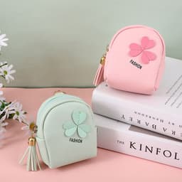image-Japan And South Korea Cute Coin Purse Leather Girl