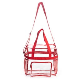 image-PVC Transparent Bags Handbag Portable Travel Buggy Bag