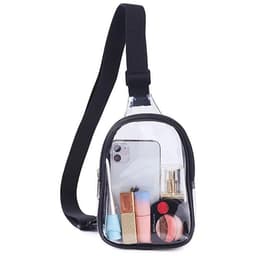 image-Pvc Transparent Chest Mini Travel Crossbody Waterproof Sports Bag