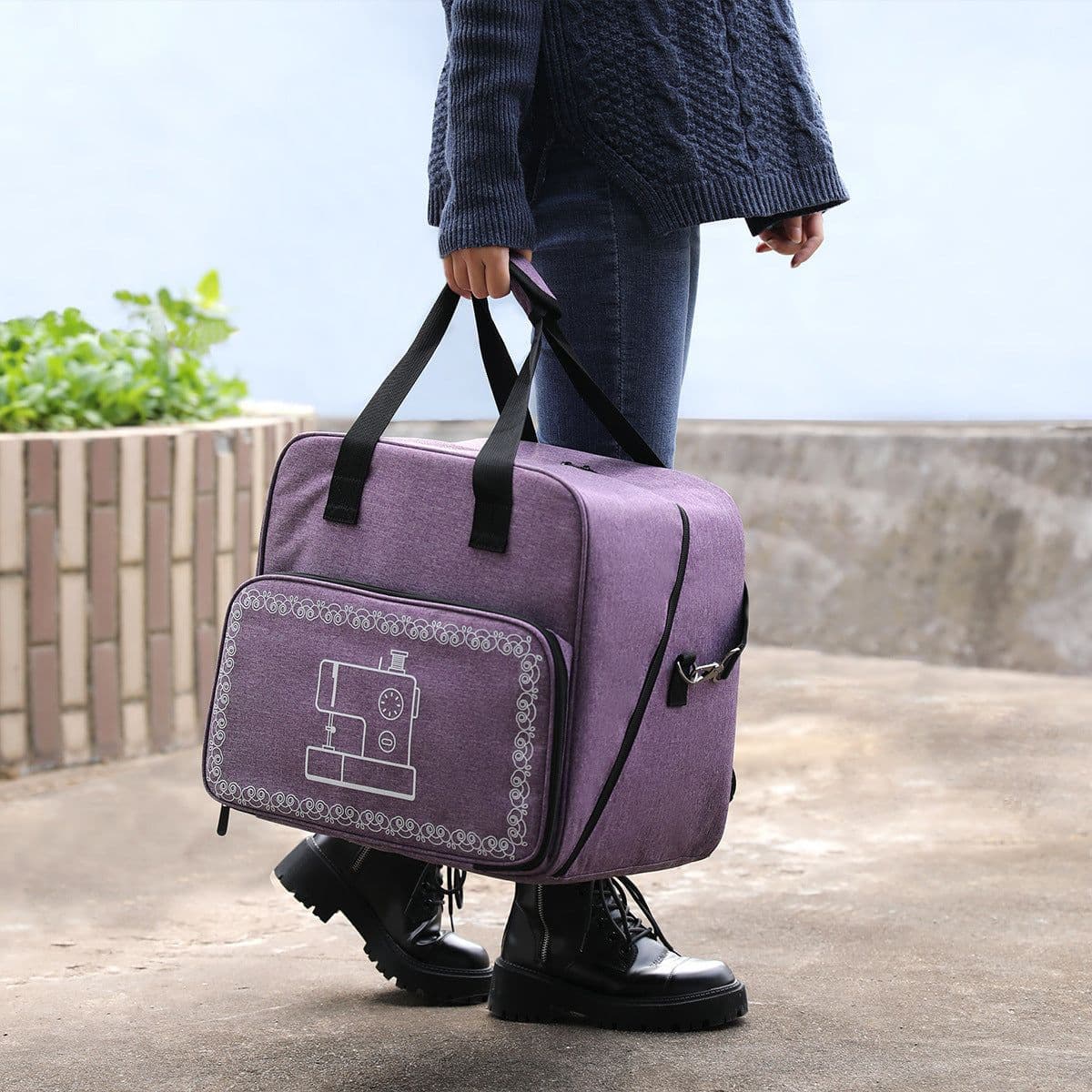 image-Home Daily Organize And Organize Bags Portable Sewing Machine Handbag