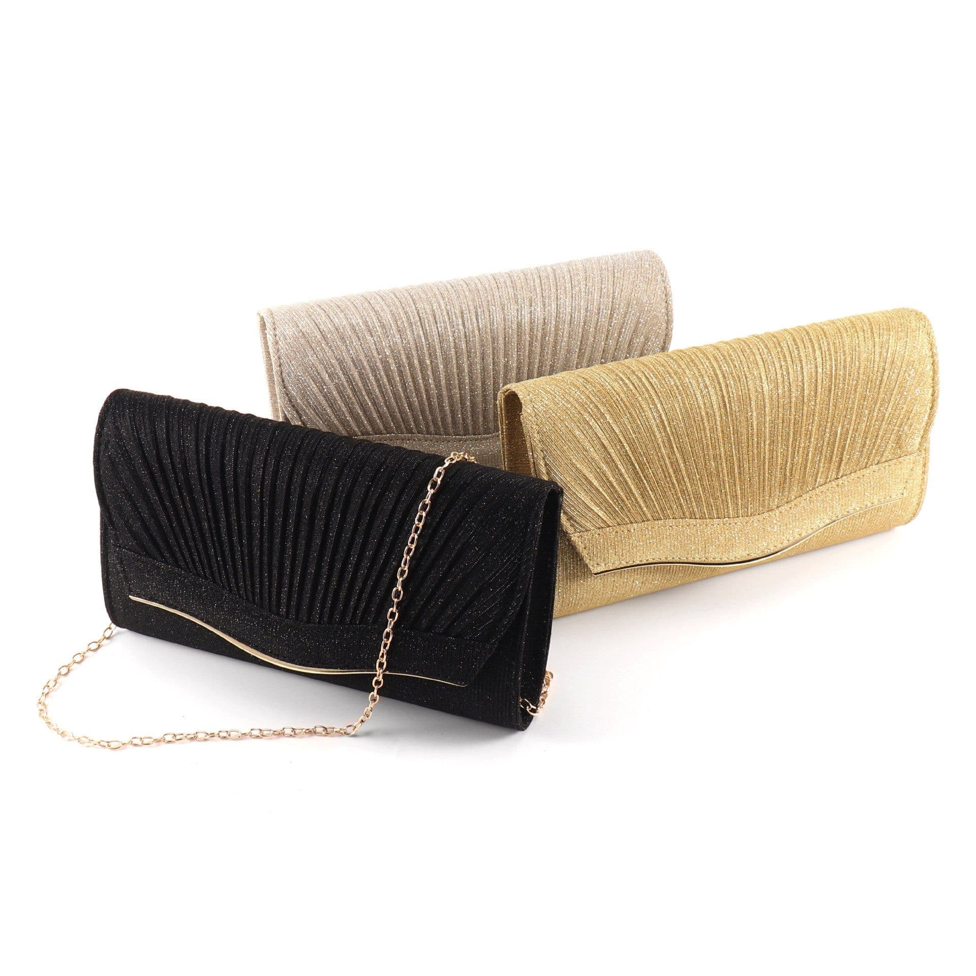 image-Dinner Clutch Flip Solid Color