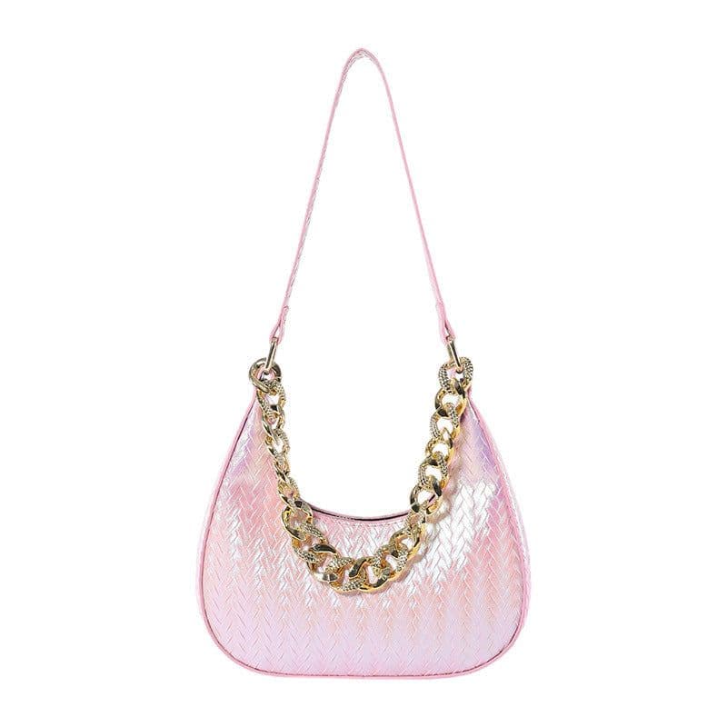 image-Women's Fashion Colorful Shiny Shoulder Bag