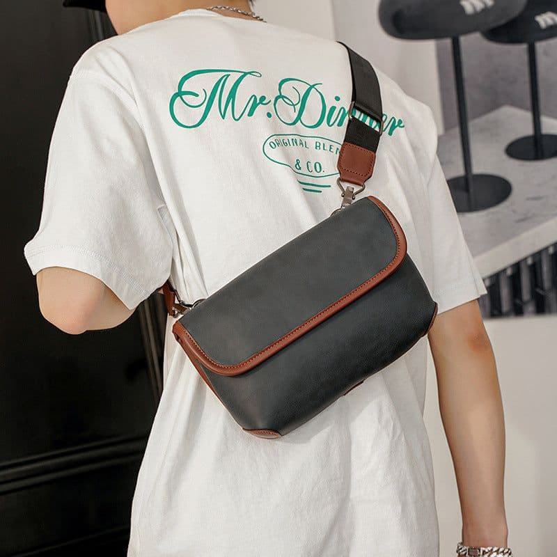 image-Korean Casual Fashion Chest Cross Body Bag