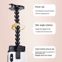 image-Pet Photography Tool Cat Dog And Dog Viewing Lens Teddy Camera Toy Mobile Phone Camera Holder Selfie Clip Supplies Pet Products