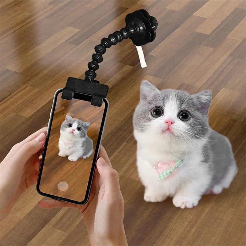 image-Pet Photography Tool Cat Dog And Dog Viewing Lens Teddy Camera Toy Mobile Phone Camera Holder Selfie Clip Supplies Pet Products