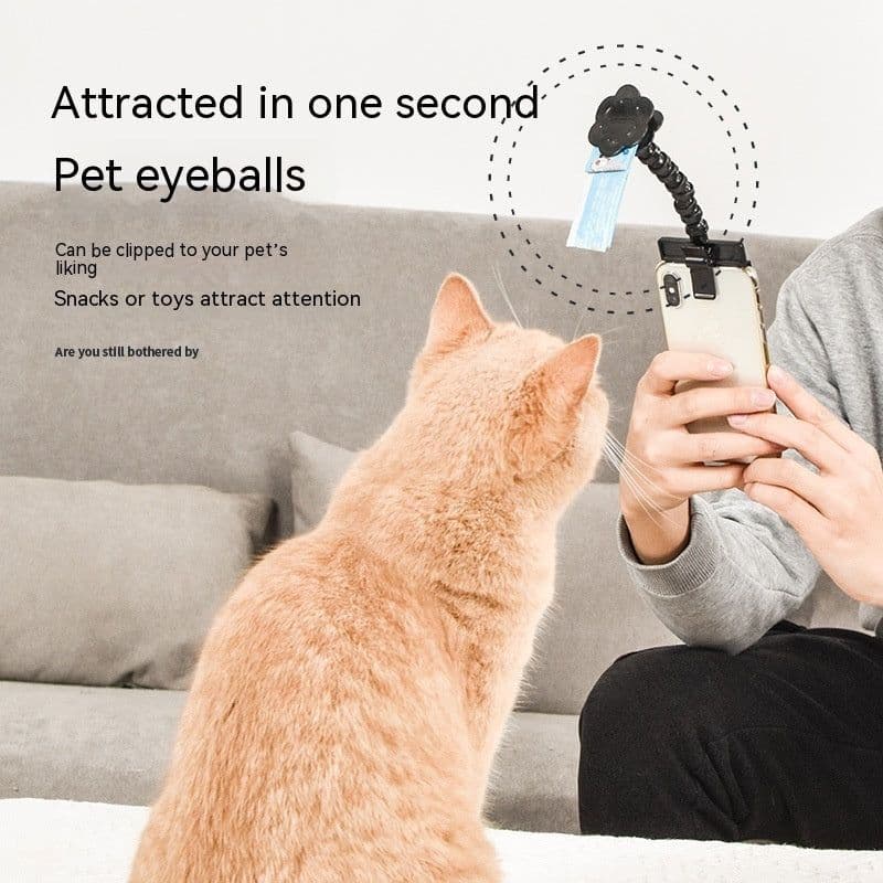 image-Pet Photography Tool Cat Dog And Dog Viewing Lens Teddy Camera Toy Mobile Phone Camera Holder Selfie Clip Supplies Pet Products