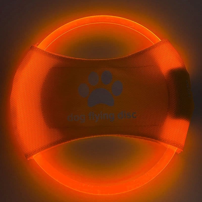 image-Dog Flying Discs Light Glowing LED LuminousTrainning Interactive Toys Game Flying Discs Dog Toy Pet Dog Accessories Pet Products