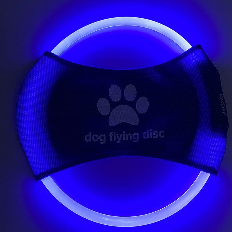 image-Dog Flying Discs Light Glowing LED LuminousTrainning Interactive Toys Game Flying Discs Dog Toy Pet Dog Accessories Pet Products
