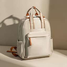 image-Commuter 14-inch Computer Backpack Simple All-match Oxford Cloth Backpack Large Capacity Travel Bag