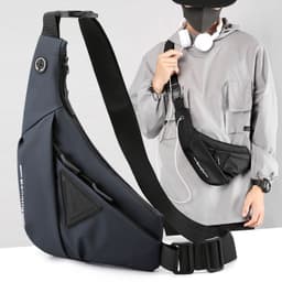 image-Men's Fashion Casual Fit Anti-theft Chest Bag