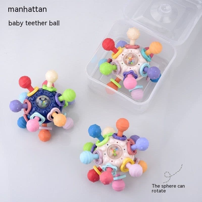 image-Baby Manhattan Finger Ball Rattle Toy