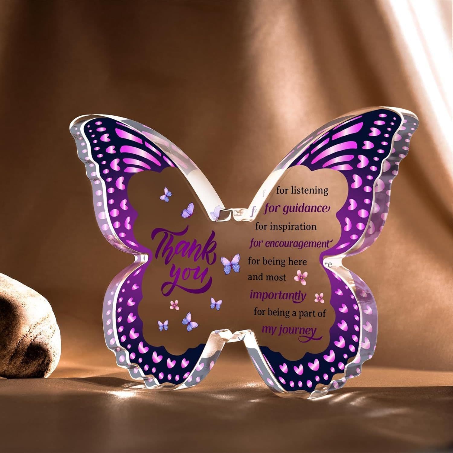 image-Mother's Day Gifts For Mom Grandma Nana DIY Unique Mom Birthday Gift Ideas Butterfly-Shaped Acrylic Keepsake Gifts For Mothers Day