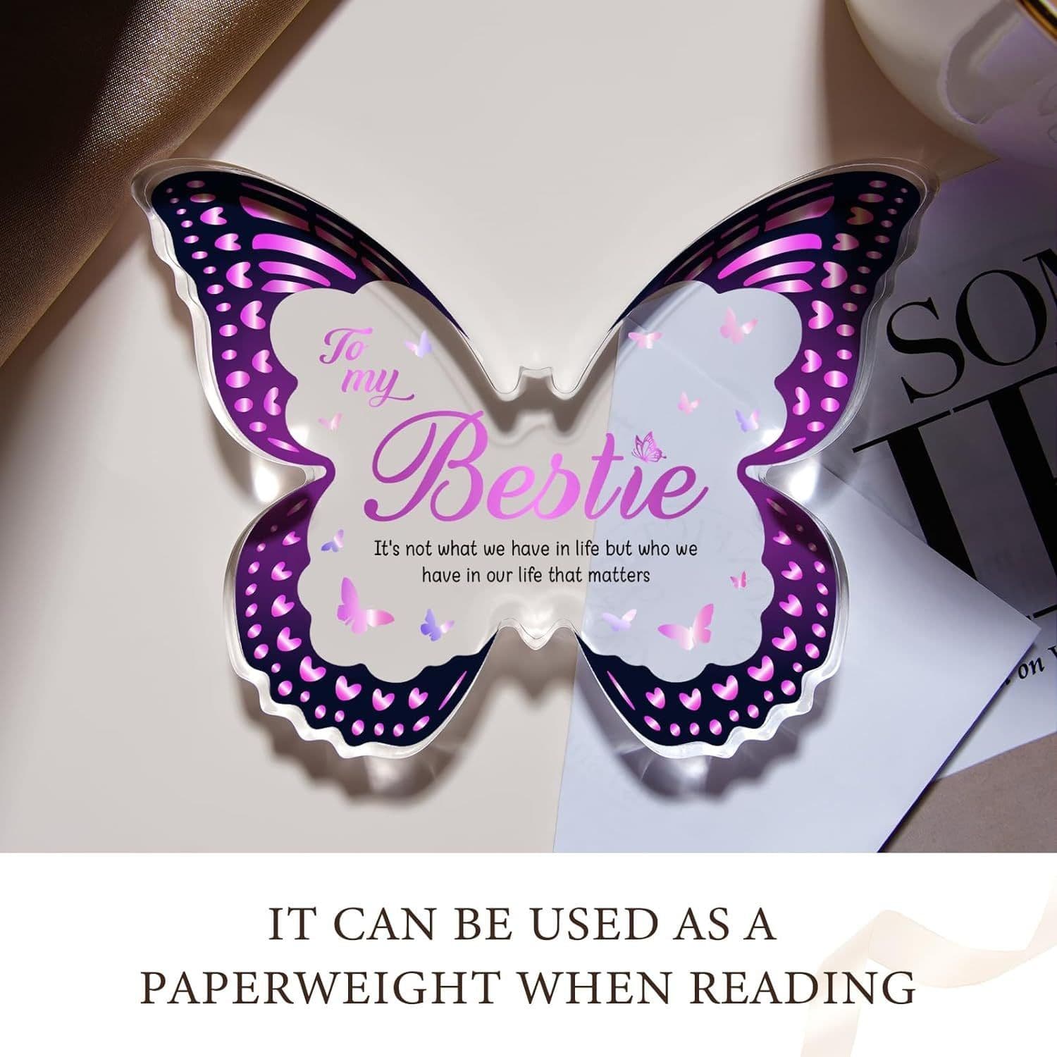 image-Mother's Day Gifts For Mom Grandma Nana DIY Unique Mom Birthday Gift Ideas Butterfly-Shaped Acrylic Keepsake Gifts For Mothers Day
