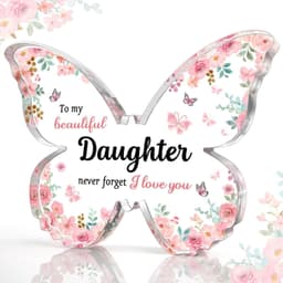 image-Mother's Day Gifts For Mom Grandma Nana DIY Unique Mom Birthday Gift Ideas Butterfly-Shaped Acrylic Keepsake Gifts For Mothers Day