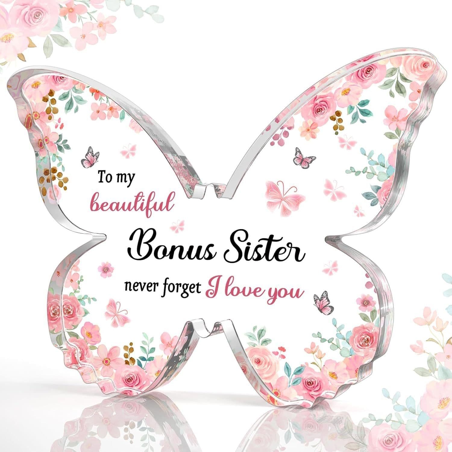 image-Mother's Day Gifts For Mom Grandma Nana DIY Unique Mom Birthday Gift Ideas Butterfly-Shaped Acrylic Keepsake Gifts For Mothers Day