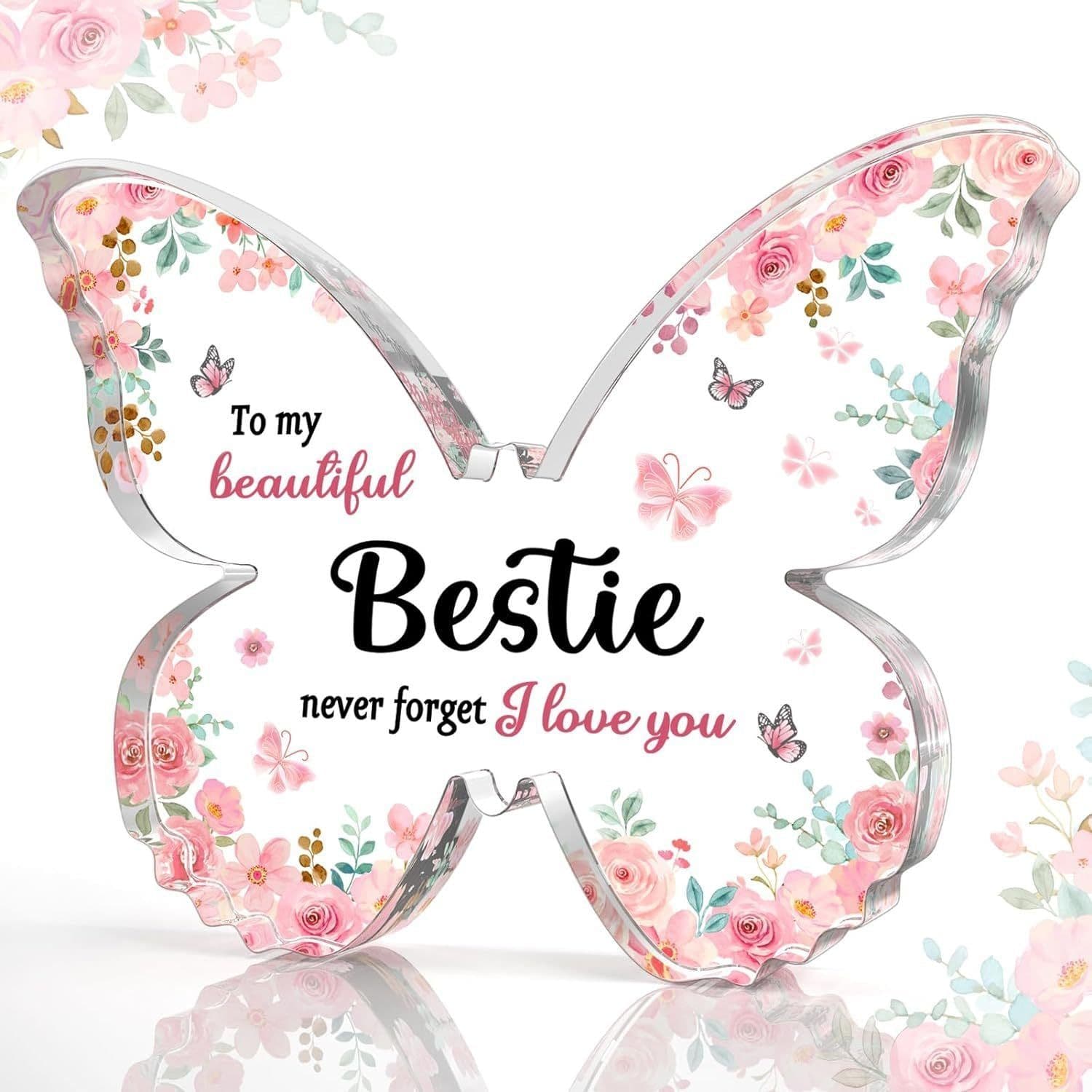 image-Mother's Day Gifts For Mom Grandma Nana DIY Unique Mom Birthday Gift Ideas Butterfly-Shaped Acrylic Keepsake Gifts For Mothers Day