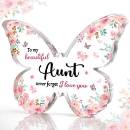 image-Mother's Day Gifts For Mom Grandma Nana DIY Unique Mom Birthday Gift Ideas Butterfly-Shaped Acrylic Keepsake Gifts For Mothers Day