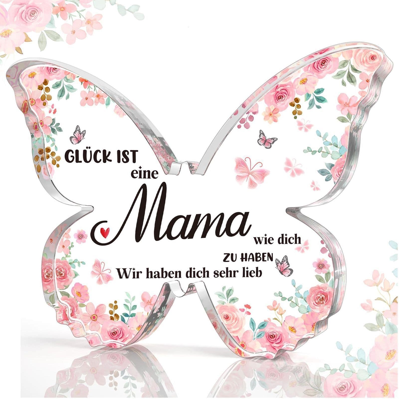 image-Mother's Day Gifts For Mom Grandma Nana DIY Unique Mom Birthday Gift Ideas Butterfly-Shaped Acrylic Keepsake Gifts For Mothers Day