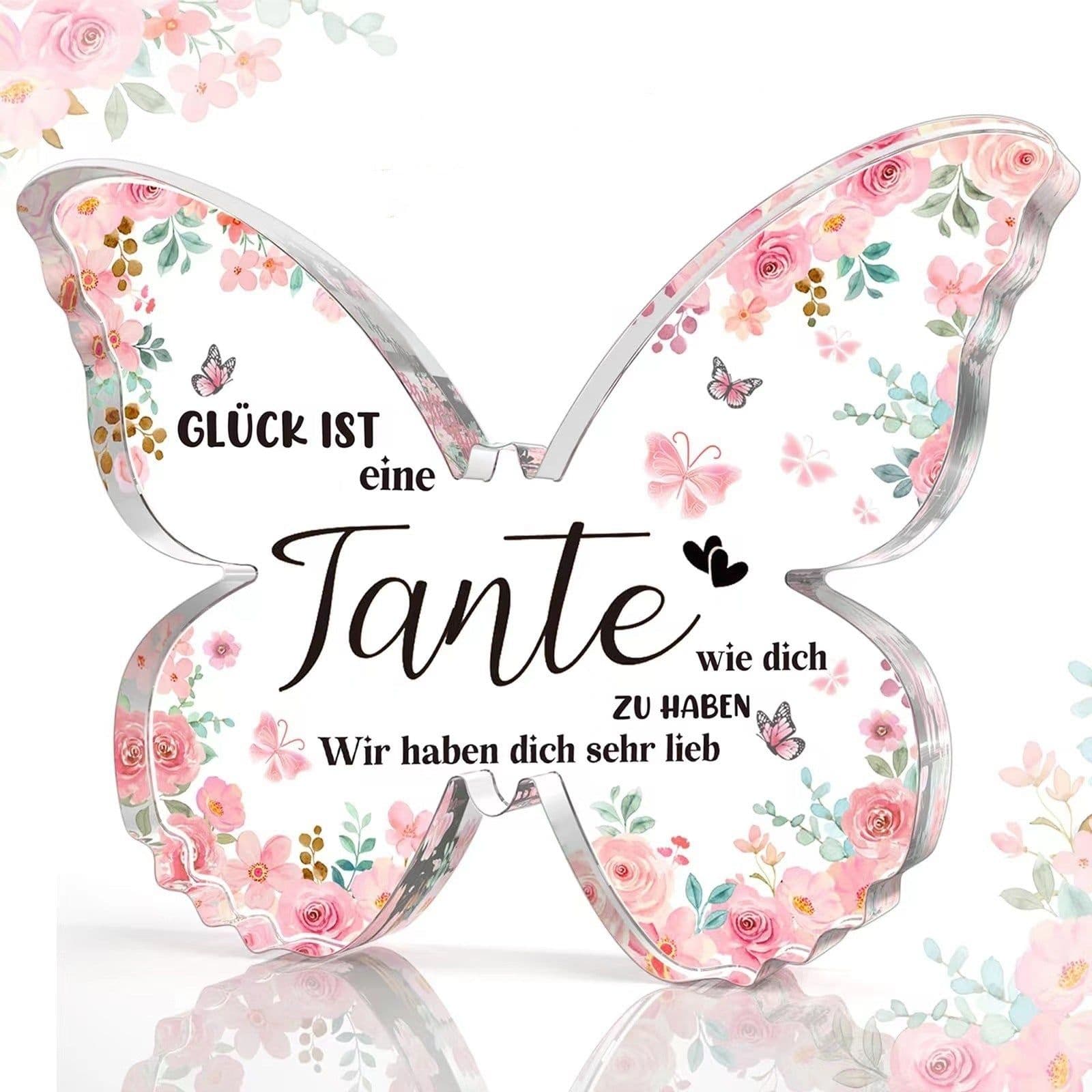 image-Mother's Day Gifts For Mom Grandma Nana DIY Unique Mom Birthday Gift Ideas Butterfly-Shaped Acrylic Keepsake Gifts For Mothers Day
