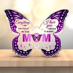 image-Mother's Day Gifts For Mom Grandma Nana DIY Unique Mom Birthday Gift Ideas Butterfly-Shaped Acrylic Keepsake Gifts For Mothers Day