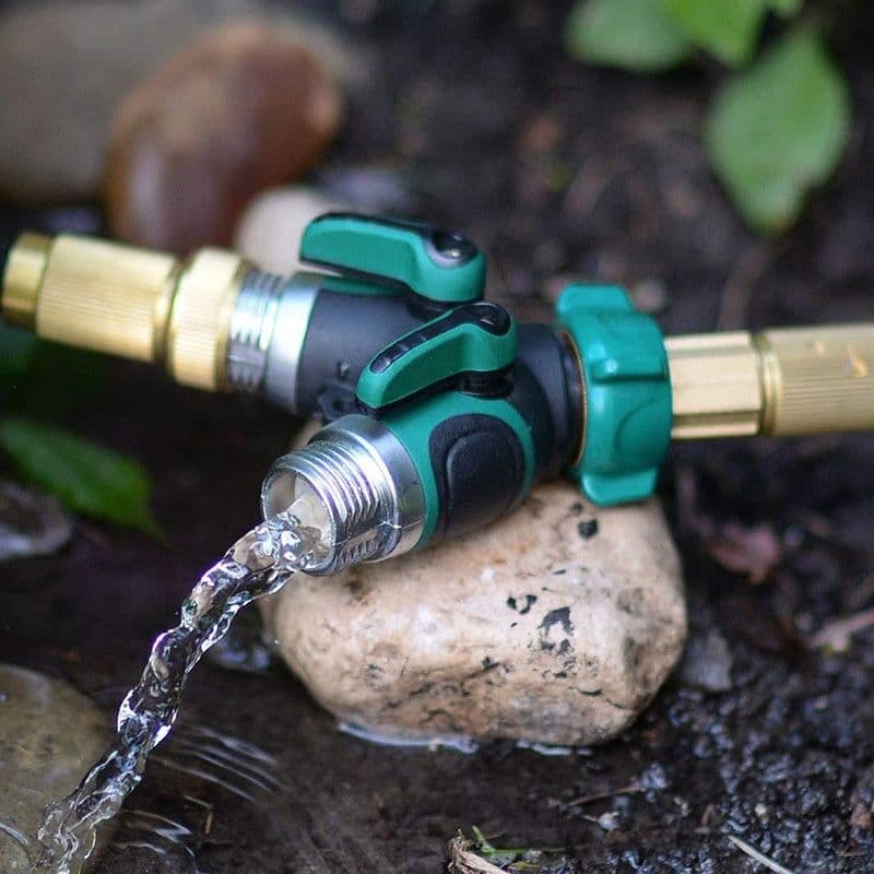 image-Garden Zinc Copper Alloy 6-point Double Pass Ball Valve Diverter