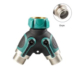 image-Garden Zinc Copper Alloy 6-point Double Pass Ball Valve Diverter