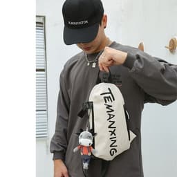 image-Chest Sports Student Shoulder All-match Boys Waist Bag Crossbody Small Female Messenger Bag Men